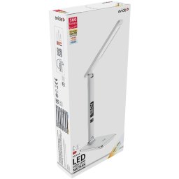 Asztali LED lámpa, Nathan, kijelzős, 6W, 5000K, AVIDE, fehér