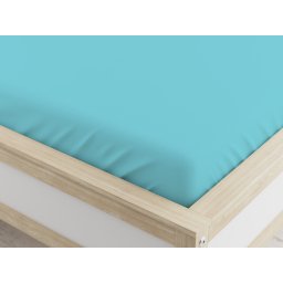 Mikroszálas gumis lepedő mentazöld 90 x 200 cm