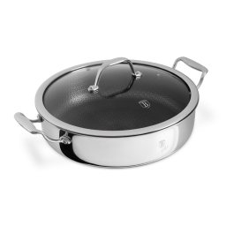 Berlinger Haus Alacsony lábas fedővel 28cm rozsdamentes eterna bevonattal Eternal Collection BH/8515NT
