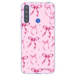 Átlátszó szilikon tok az alábbi mobiltelefonokra Xiaomi Redmi Note 8T - Bow Aesthetic