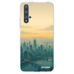 Átlátszó szilikon tok az alábbi mobiltelefonokra Huawei Nova 5T - Airplane mode