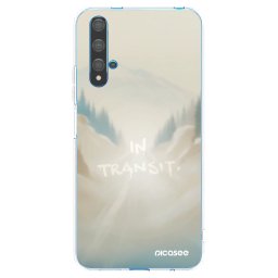 Átlátszó szilikon tok az alábbi mobiltelefonokra Huawei Nova 5T - IN TRANSIT
