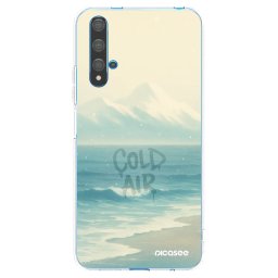 Átlátszó szilikon tok az alábbi mobiltelefonokra Huawei Nova 5T - COLD AIR