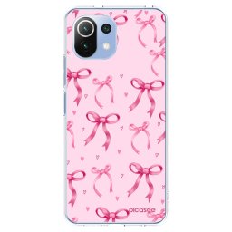 Átlátszó szilikon tok az alábbi mobiltelefonokra Xiaomi Mi 11 Lite - Bow Aesthetic