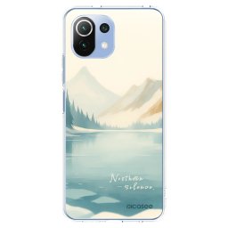 Átlátszó szilikon tok az alábbi mobiltelefonokra Xiaomi Mi 11 Lite - NOTHERN SILENCE