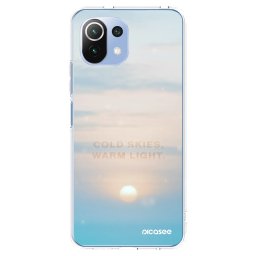Átlátszó szilikon tok az alábbi mobiltelefonokra Xiaomi Mi 11 Lite - COLD SKIES