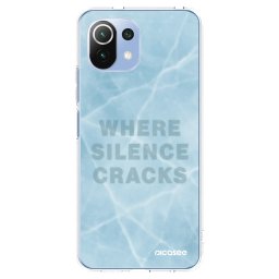 Átlátszó szilikon tok az alábbi mobiltelefonokra Xiaomi Mi 11 Lite - SILENCE