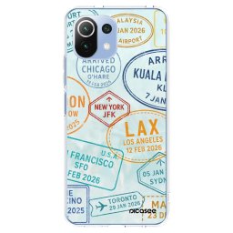 Átlátszó szilikon tok az alábbi mobiltelefonokra Xiaomi Mi 11 Lite - PASSPORT EDITION
