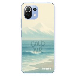 Átlátszó szilikon tok az alábbi mobiltelefonokra Xiaomi Mi 11 Lite - COLD AIR