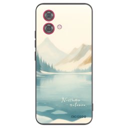 Fekete szilikon tok az alábbi mobiltelefonokra Motorola Moto G84 5G - NOTHERN SILENCE