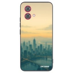Fekete szilikon tok az alábbi mobiltelefonokra Motorola Moto G84 5G - Airplane mode