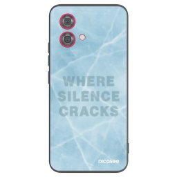 Fekete szilikon tok az alábbi mobiltelefonokra Motorola Moto G84 5G - SILENCE