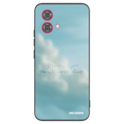 Fekete szilikon tok az alábbi mobiltelefonokra Motorola Moto G84 5G - CHASiNG LIGHT