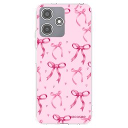Átlátszó szilikon tok az alábbi mobiltelefonokra Xiaomi Redmi 12 5G - Bow Aesthetic