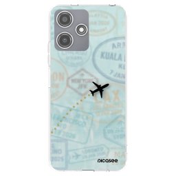 Átlátszó szilikon tok az alábbi mobiltelefonokra Xiaomi Redmi 12 5G - FLIGHT PATH