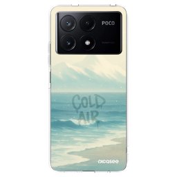 Átlátszó szilikon tok az alábbi mobiltelefonokra Xiaomi Poco X6 Pro - COLD AIR