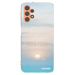 Átlátszó szilikon tok az alábbi mobiltelefonokra Samsung Galaxy A13 5G - COLD SKIES