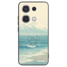 Fekete szilikon tok az alábbi mobiltelefonokra Xiaomi Redmi Note 14S - COLD AIR