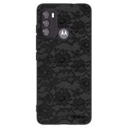 Fekete szilikon tok az alábbi mobiltelefonokra Motorola Edge 60 5G - Dark Elegance