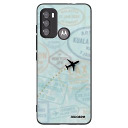Fekete szilikon tok az alábbi mobiltelefonokra Motorola Edge 60 5G - FLIGHT PATH