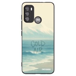 Fekete szilikon tok az alábbi mobiltelefonokra Motorola Edge 60 5G - COLD AIR