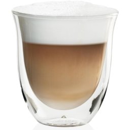 Egy pohár kapucsínó DE'LONGHI