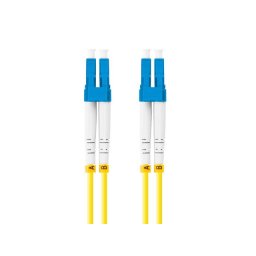 LANBERG optikai patch kábel SM LC/UPC-LC/UPC duplex 1m LSZH G657A1 átmérő 3mm, sárga színű