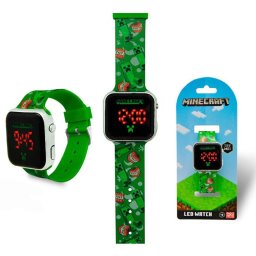 Minecraft TNT digitális LED karóra