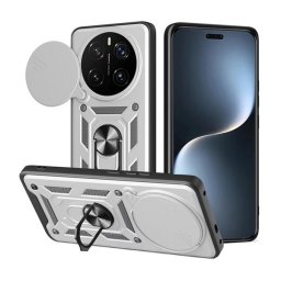 Defender szilikon telefonvédő (ütésállóság, tartógyűrű, kameravédő) EZÜST Honor Magic7 Pro