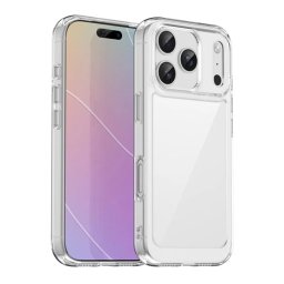 Szilikon telefonvédő (ütésállóság, átlátszó hátlap) ÁTLÁTSZÓ Apple iPhone 17 Pro