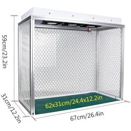 Steril Levegőt Fújó Hepaszürő Box B-type 59x62x31cm (6258)