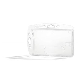 Biztonsági kártyatartó 1 kártya számára, 10 db/csomag, Durable Enchlosed áttetsző