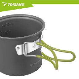 Trizand 1.2L túra főzőszett (0.8L fazék + 0.4L fedő/edény)