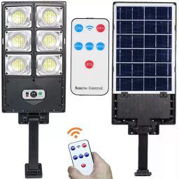 Kültéri napelemes, időjárásálló, 180 COB LED reflektor, 600W, IP65