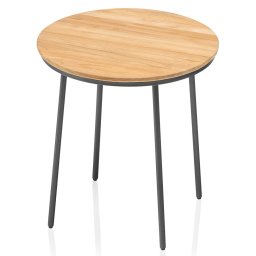KETTLER TRIBE oldalasztal ? 50 cm - antracit / teak