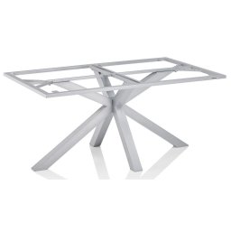 KETTLER X-LEG alumínium asztalváz 160×95 cm - ezüst