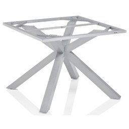 KETTLER X-LEG alumínium asztalváz 95×95 cm - ezüst