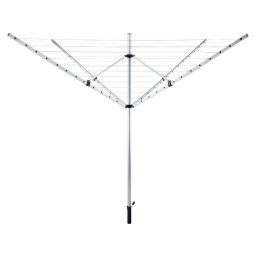 Kerti ruhaszárító, ezüst/fekete, 50 m, ROTARY NEW TYP 1