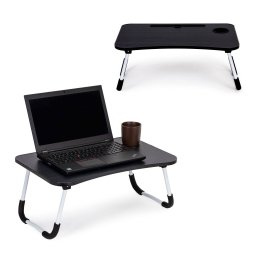 Laptop asztal 60x40 cm fekete