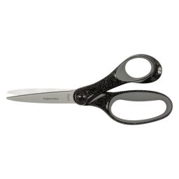 FISKARS Olló, iskolai, 18 cm, FISKARS, csillámos fekete