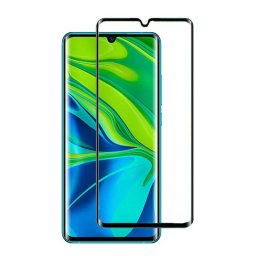3x 3D üvegfólia az alábbi mobiltelefonokra Xiaomi Mi Note 10 Lite - fekete - 2+1 ingyen