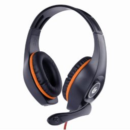 Gaming fejhallgató headset fekete-narancs Gembird (GHS-05-O)