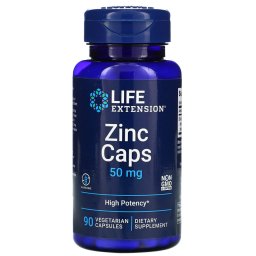 Life Extension Cink, nagy hatékonyságú, 50 mg, 90 db