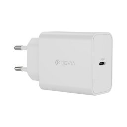 DEVIA ROCKET hálózati töltő Type-C aljzat (45W, PD gyorstöltő) FEHÉR