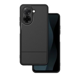 Szilikon telefonvédő (ütésállóság, kameravédő, karbon minta) FEKETE Xiaomi Redmi A5 4G