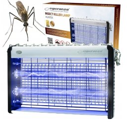 Elektromos 2 csöves szúnyogirtó, UV-A lámpa, 12W