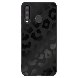 Fekete szilikon tok az alábbi mobiltelefonokra Huawei P30 Lite - Midnight Leopard
