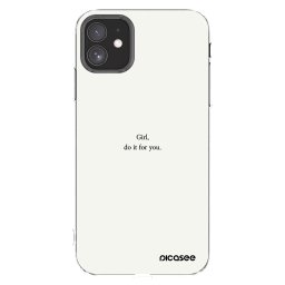 Átlátszó szilikon tok az alábbi mobiltelefonokra Apple iPhone 11 - Girl, do it for you