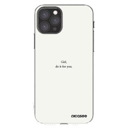 Átlátszó szilikon tok az alábbi mobiltelefonokra Apple iPhone 11 Pro - Girl, do it for you