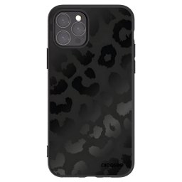 Fekete szilikon tok az alábbi mobiltelefonokra Apple iPhone 11 Pro - Midnight Leopard
